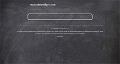 Desktop Screenshot of magixphotowidgets.com